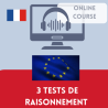 Pack Cours en ligne : 3 tests de raisonnement 2025 (disponible durant 8 semaines))