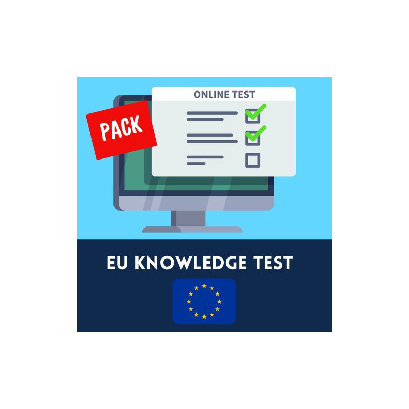 Pack EU knowledge tests (test 1 à 18)