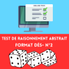 SELOR ® - Test de raisonnement abstrait - format dés -  n°2